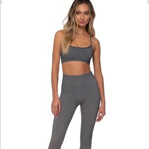 Morgan Stewart  Charcoal Lemonade Bra & Legging